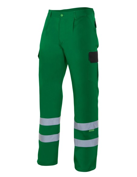 Pantalon con cintas reflectantes