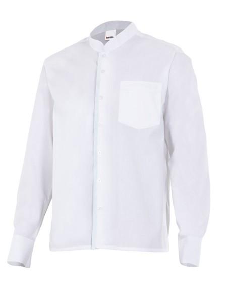 Camisa con cuello mao