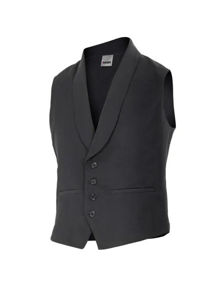 Chaleco de camarero con cuello esmoquin