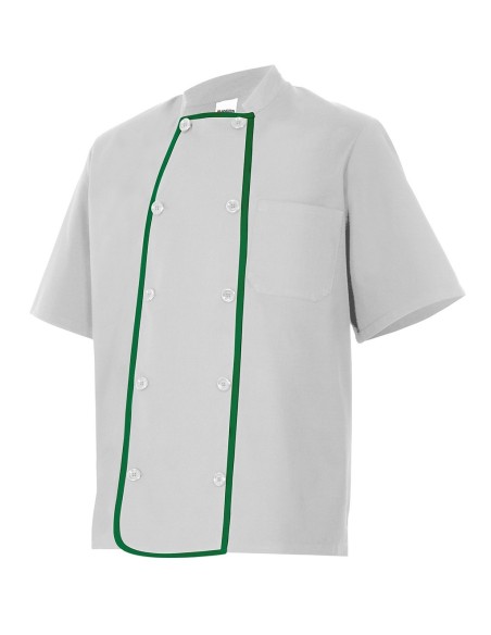 Chaqueta de cocinero manga corta