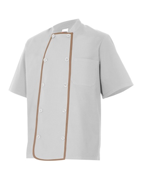 Chaqueta de cocinero manga corta