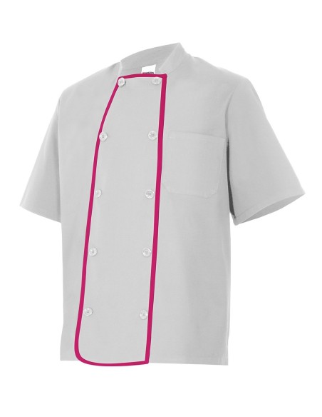 Chaqueta de cocinero manga corta