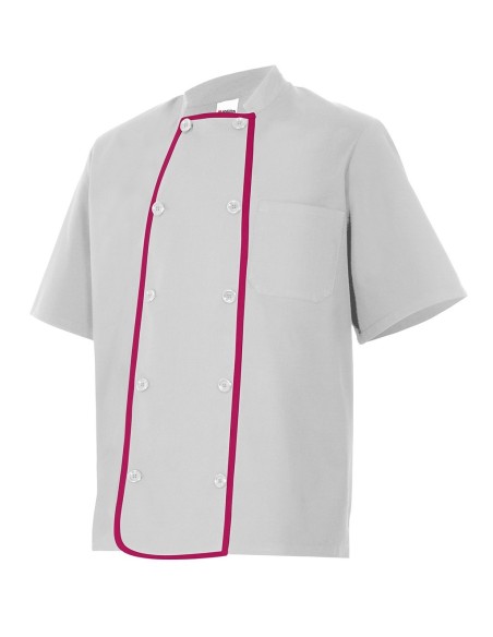 Chaqueta de cocinero manga corta