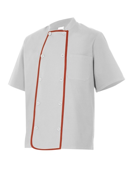 Chaqueta de cocinero manga corta