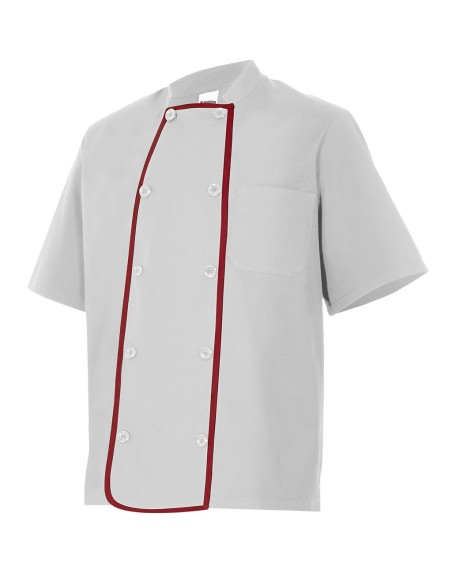 Chaqueta de cocinero manga corta