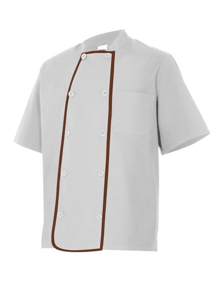 Chaqueta de cocinero manga corta