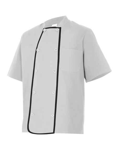 Chaqueta de cocinero manga corta