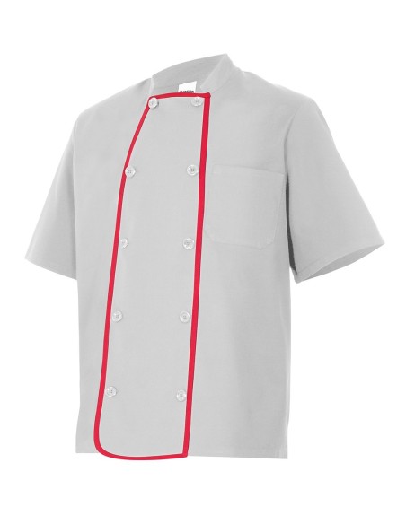 Chaqueta de cocinero manga corta