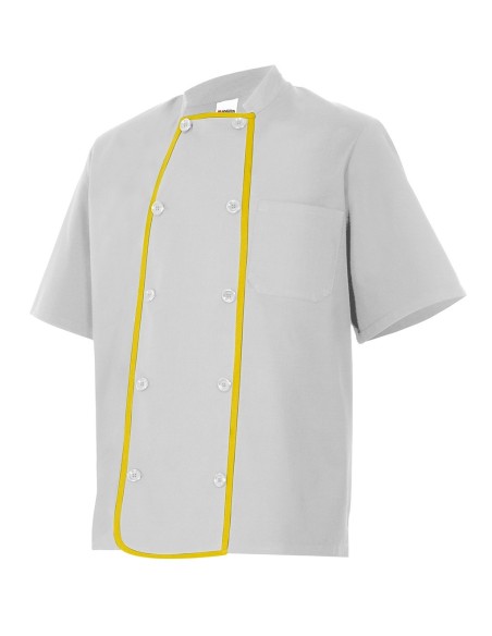 Chaqueta de cocinero manga corta