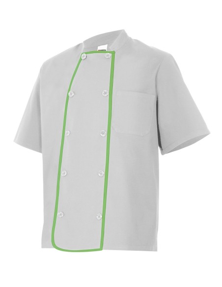 Chaqueta de cocinero manga corta