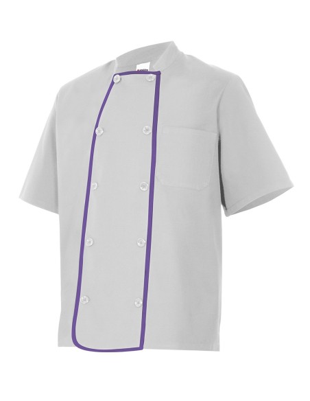 Chaqueta de cocinero manga corta