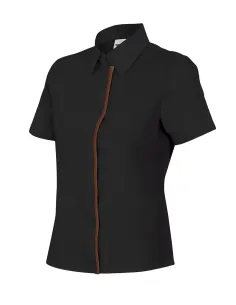 Camisa mujer entallada de manga corta 2