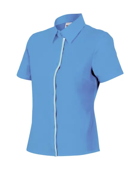 Camisa mujer entallada de manga corta