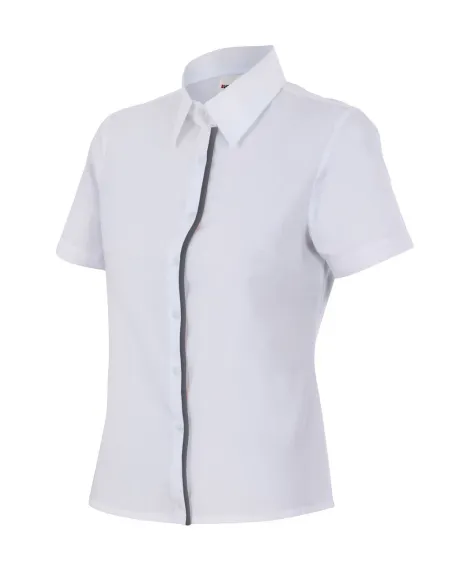 Camisa mujer entallada de manga corta
