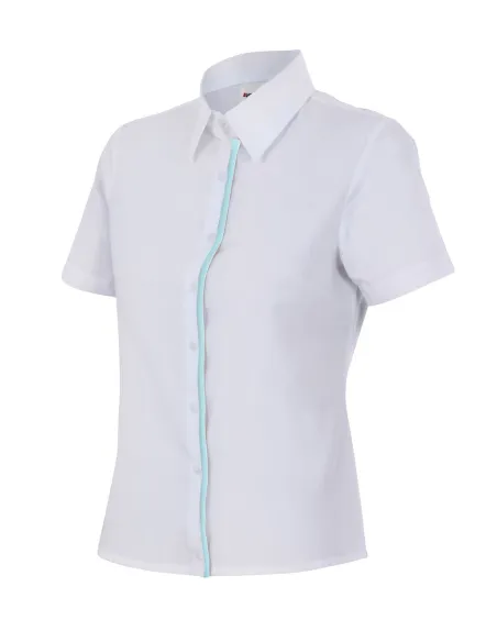 Camisa mujer entallada de manga corta