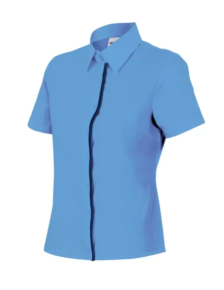Camisa mujer entallada de manga corta