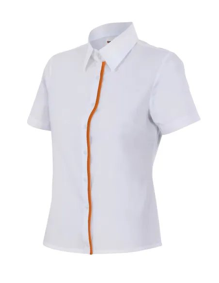 Camisa mujer entallada de manga corta