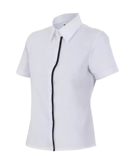 Camisa mujer entallada de manga corta