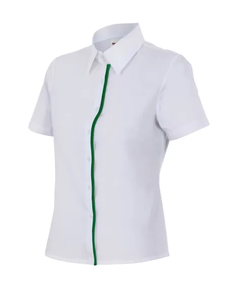 Camisa mujer entallada de manga corta