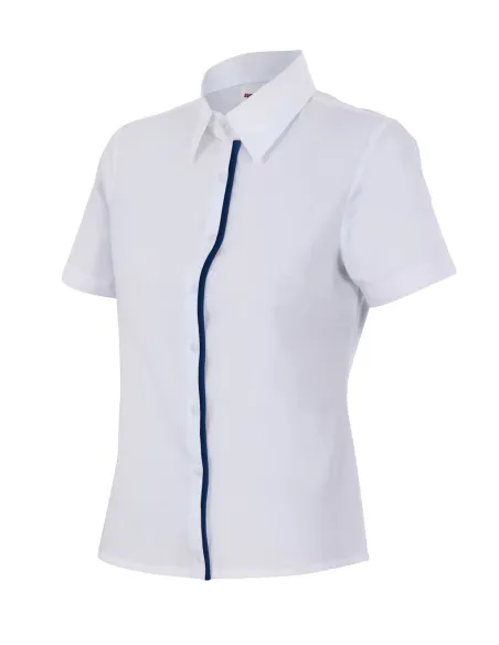 Camisa mujer entallada de manga corta