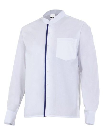 Camisa con cuello mao