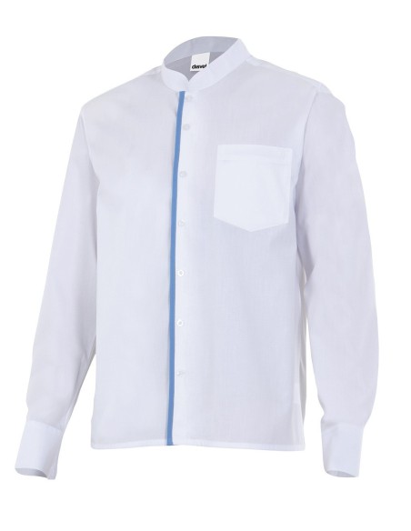 Camisa con cuello mao