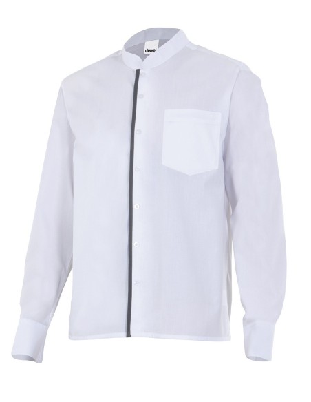 Camisa con cuello mao