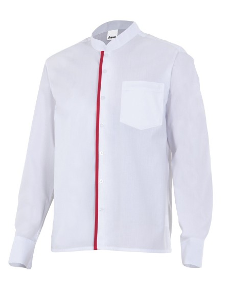 Camisa con cuello mao