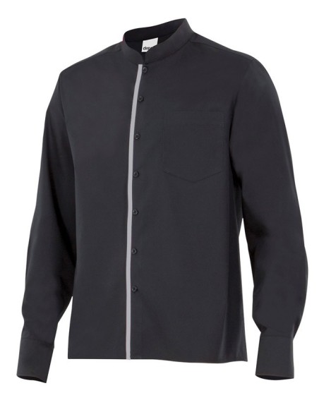 Camisa con cuello mao