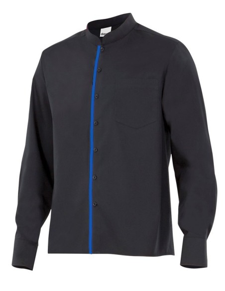 Camisa con cuello mao