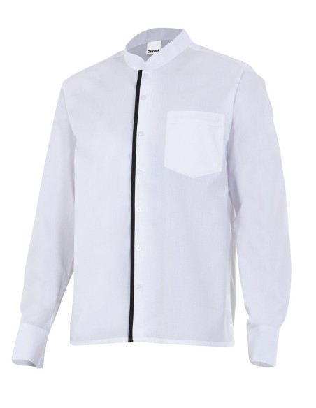 Camisa con cuello mao