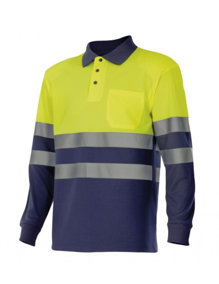 POLO BICOLOR A.V. M/LARGA