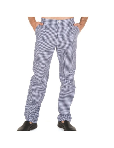 PANTALON COCINERO VICHY MARINO