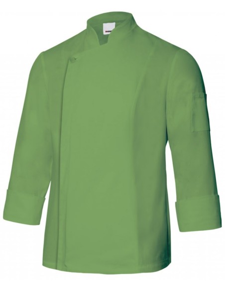 CHAQUETA COCINERO CON CREMALLERA OCULTA