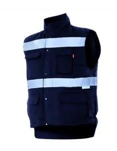 CHALECO CON CINTAS ACOLCHADO MULTIBOLSILLO