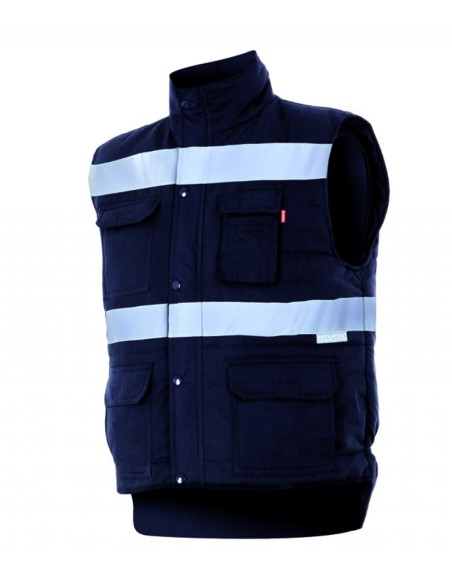 CHALECO CON CINTAS ACOLCHADO MULTIBOLSILLO