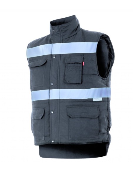 CHALECO CON CINTAS ACOLCHADO MULTIBOLSILLO
