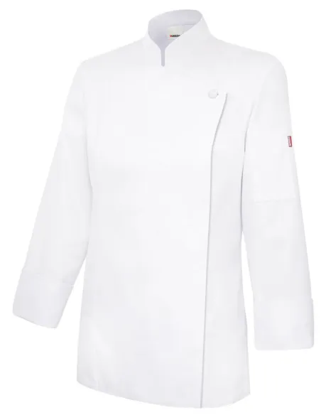 CHAQUETA DE COCINA MUJER CON CREMALLERA