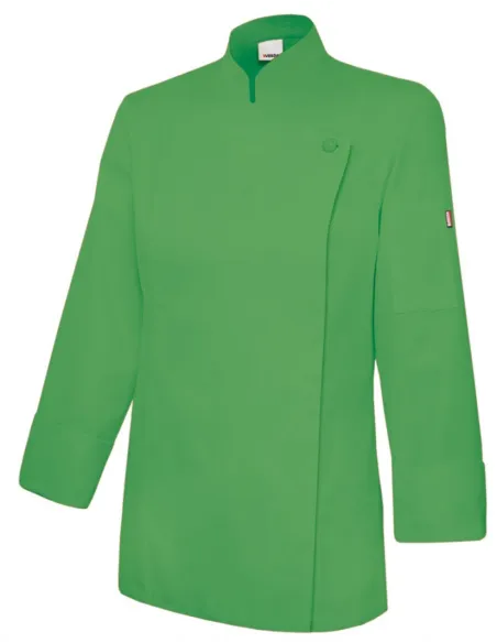 CHAQUETA DE COCINA MUJER CON CREMALLERA