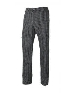 PANTALÓN DE COCINA CUADROS MULTIBOLSILLOS.