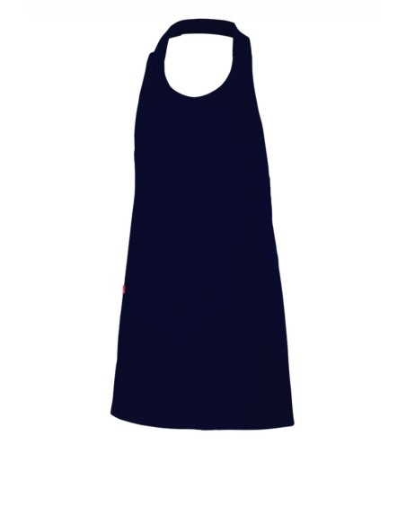 DELANTAL PETO ABOTONADO CORTO