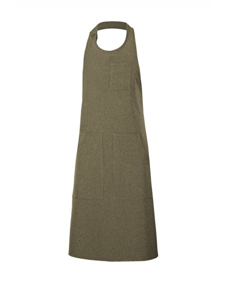 DELANTAL PETO ABOTONADO