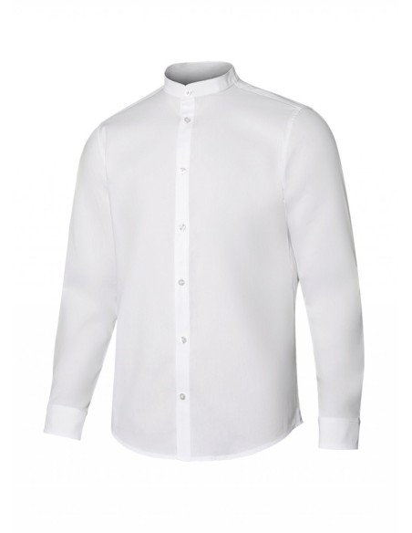 CAMISA CUELLO TIRILLA STRECH MANGA LARGA HOMBRE
