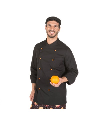 CHAQUETA HOMBRE COCINA NIZA NEGRA