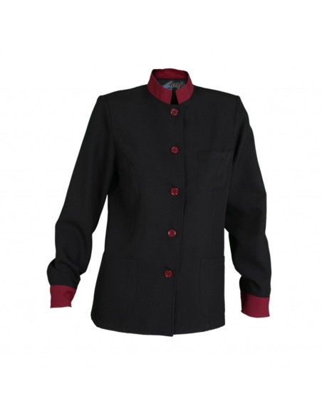 BLUSA MUJER CUELLO MAO M/LARGA COMBI
