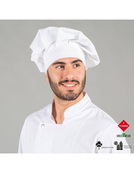 GORRO GRAN CHEF TEJIDO RECICLADO Y ORGÁNICO