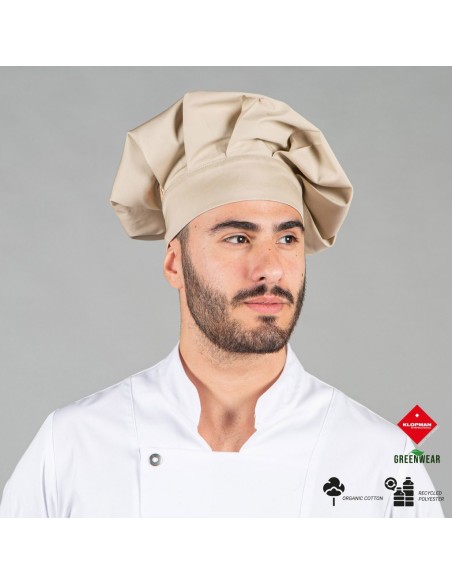 GORRO GRAN CHEF TEJIDO RECICLADO Y ORGÁNICO