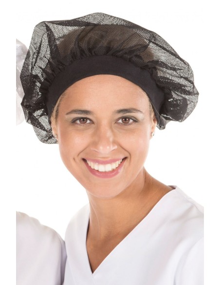 GORRO CON CANALÉ NEGRO ( PAQ. UNID)