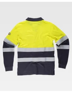 Polo con capacidad ignífuga y antiestática ATEX combinada y alta visibilidad. 2