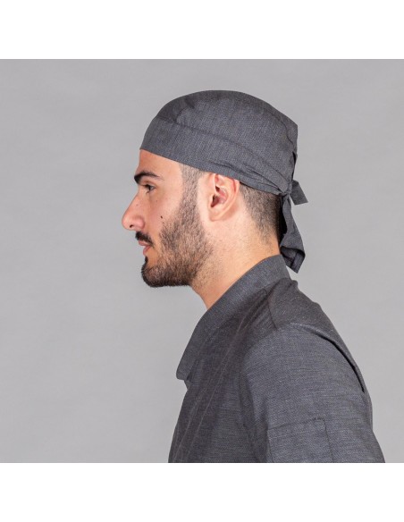 GORRO PIRATA CHAMBRAY ROMBOS